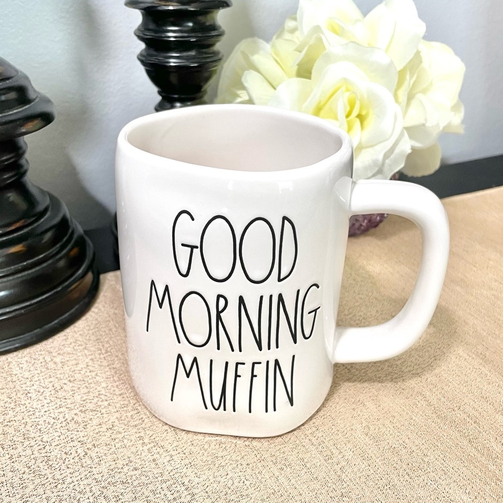 🆕Rae Dunn GOOD MORNING MUFFIN Ceramic Mug